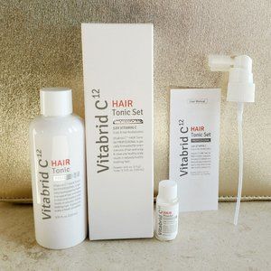 $80 ♡ Vitabrid C12 Hair Tonic Set ♡ Professional Powder .05 oz + Tonic 3.72 oz